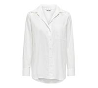 ONLY Female Onlsalina Hemd Corta con Puños Abotonados Y Cuello Camisa, Cloud Dancer, XL Mujeres