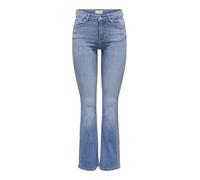 ONLY Flared fit Jeans ONLBLUSH Mid Waist Flared Fit Jeans Medium Blue Denim S 30 Medium Blue Denim