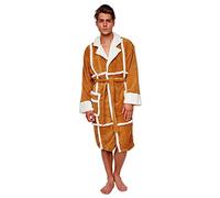 Only Fools And Horses Albornoz Groovy-del-Boy-Only-Fools, Bronceado/Blanco, Medium to Large Mens