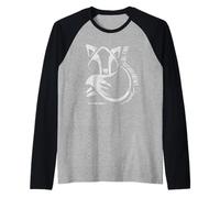 Only Fox God Knows. Nana korobi ya Oki. Fall Seven Times Camiseta Manga Raglan