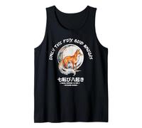 Only Fox God Knows. Nana korobi ya Oki. Fall Seven Times Camiseta sin Mangas