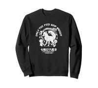 Only Fox God Knows. Nana korobi ya Oki. Fall Seven Times Sudadera