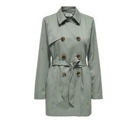 ONLY Gabardina femenina ONLVALERIE gabardina, Laurel Wreath, XL