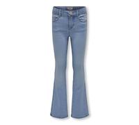 Only Girl Flared Fit Jeans - Vaqueros Acampanados, Mezclilla De Color Azul Claro, 7 años