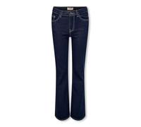 Only Girl mit Weitem Bein Mittlere Taille Weiter Beinschnitt Jeans Pierna niña KOGJUICY Cintura Media Corte Ancho Vaqueros, Dark Azul Denim, 9 años Mujeres