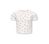 ONLY GIRLS Camiseta 'KOGBella' rojo / blanco 122-128 rojo / blanco