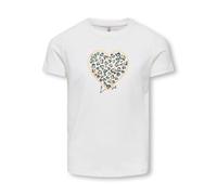 ONLY GIRLS Camiseta 'KOGLany-Nina' oro / verde pastel / negro / blanco 158-164 oro / verde pastel / negro / blanco