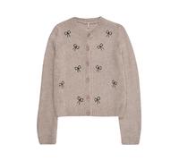 ONLY GIRLS Cárdigan 'KOGCODY' beige / negro 158-164 beige / negro