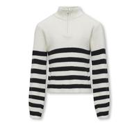 Kids Only Kogfranca Half Zip L/S Stripe Knt Noos 7 - 8A Blanco