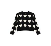 ONLY GIRLS Jersey 'KOGSUS' negro / blanco 146-152 negro / blanco