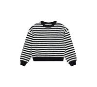 ONLY GIRLS Jersey 'Piumo' negro / blanco, Talla 122-128