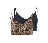 ONLY GIRLS Sujetador 'KOGLOLA' beige / marrón / negro 134-140 beige / marrón / negro
