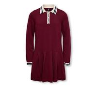 ONLY GIRLS Vestido 'KOGKalana' navy / rojo oscuro / blanco 158-164 navy / rojo oscuro / blanco