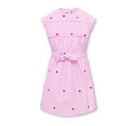 ONLY GIRLS Vestido 'KOGNEW LINA' rosa / rojo 158 rosa / rojo