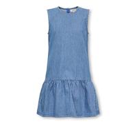 ONLY GIRLS Vestido 'KOGYasmin' azul denim / blanco 146 azul denim / blanco
