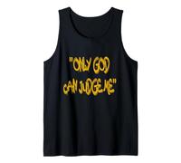 Only God Can Judge Me T-Shirt - Bold & Powerful Statement Camiseta sin Mangas