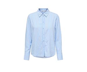 ONLY Hemdbluse ONLBERIT azul claro | S