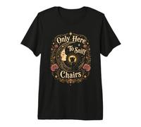 Only Here To Sniff Chairs Celestial Tarot Cat Camiseta Premium