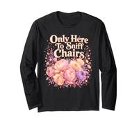 Only Here To Sniff Chairs Pastel Floral Peony Manga Larga