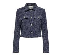 ONLY Jacket Chaqueta Onlaman L/S Dnm Qyt, Dark Azul Denim, L Mujeres