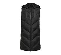 ONLY Jdyskylar Padded Hood Waistcoat Otw Noos Chaleco Acolchado, Negro/Detalles: Negro, XXS Mujeres