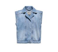 ONLY Jeansgilet ONLFINLEY azul claro | M