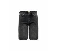 ONLY Shorts de Mujer con Cinco Bolsillos y Cremallera, Color:Negro, Talla:M