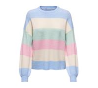 ONLY Jersey 'Atia' crema / azul ahumado / verde pastel / rosa claro M crema / azul ahumado / verde pastel / rosa claro