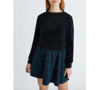 Only Jersey de mujer cropped de manga larga. Multicolor 38 (M)
