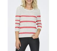 ONLY Onlgeena XO L/S Pullover Knt Noos Jersey, Cloud Dancer, XL para Mujer