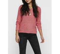 Only Jersey de mujer de manga larga y cuello redondo. Rosa oscuro 34/XS