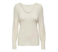 Only Jersey de Punto Largo con Cuello en V para Mujer, Whitecap Gray/Detail:w. Melange, XXL