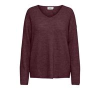 ONLY Onlcamilla V-Neck L/S Jersey Knt Noos Suéter, Port Royale/Detail:Melange, XL para Mujer