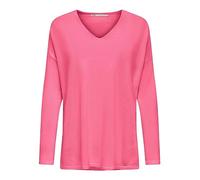 ONLY Jersey ONLAMALIA LS V-Neck CC KNT, rosa (azalea pink), XL