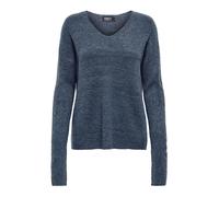 ONLY Neck Pullover Onlcamilla Cuello en V L/S Jersey Knt Noos, Vintage Indigo, L para Mujer
