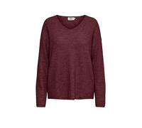 ONLY Onlcamilla V-Neck L/S Jersey Knt Noos Suéter, Port Royale/Detail:Melange, S para Mujer