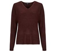 Only Jersey ONLCAMILLA V-NECK L/S PULLOVER KNT in Burdeo EU L