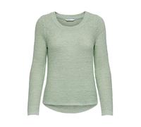 Only Only - Jersey de mujer de manga larga y cuello redondo. Verde anticuario Talla 40