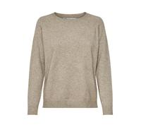 ONLY Onllesly Kings L/S Pullover Knt Noos Suéter, Multicolor (Beige Detail: W. Melange), XS Mujer