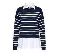 ONLY Jersey 'ONLPayson' azul / blanco XXXL azul / blanco