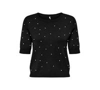 ONLY Jersey 'ONLVenice' negro / blanco perla XS negro / blanco perla