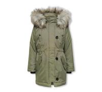 ONLY Kogiris Fur Parka Otw Noos, Verde Claro, 152 cm para Niñas