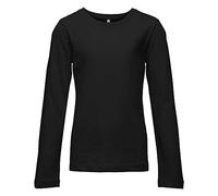 Only Kognew L/S tee Jrs Noos Camiseta de Manga Larga, Negro, 146 cm-152 cm para Niñas
