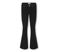 ONLY Kogroyal Life Reg Flared Pim600 Noos Pantalones anchos, Black Denim