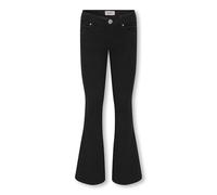 ONLY Kogroyal Life Reg Flared Pim600 Noos Pantalones anchos, Black Denim