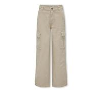 Only Kogyarrow-vox Str Cargo Pant Pnt Noos Pantalones Tipo Cargo, Niñas, Crema, 128