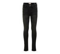 ONLY Konblush Skinny Raw Jeans 1099, Negro (Black Denim Black Denim), 164 para Niñas