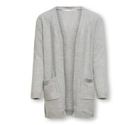 ONLY Konlesly L/S Open Cardigan Knt Suter crdigan, Niñas, Light Grey Melange, 122-128