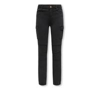 Only Konmissouri Reg Ank Life Cargo Pnt Noos Vaqueros, Black, 164 para Niñas