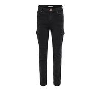 Only Konmissouri Reg Ank Life Cargo Pnt Noos Vaqueros, Niñas, Black, 140